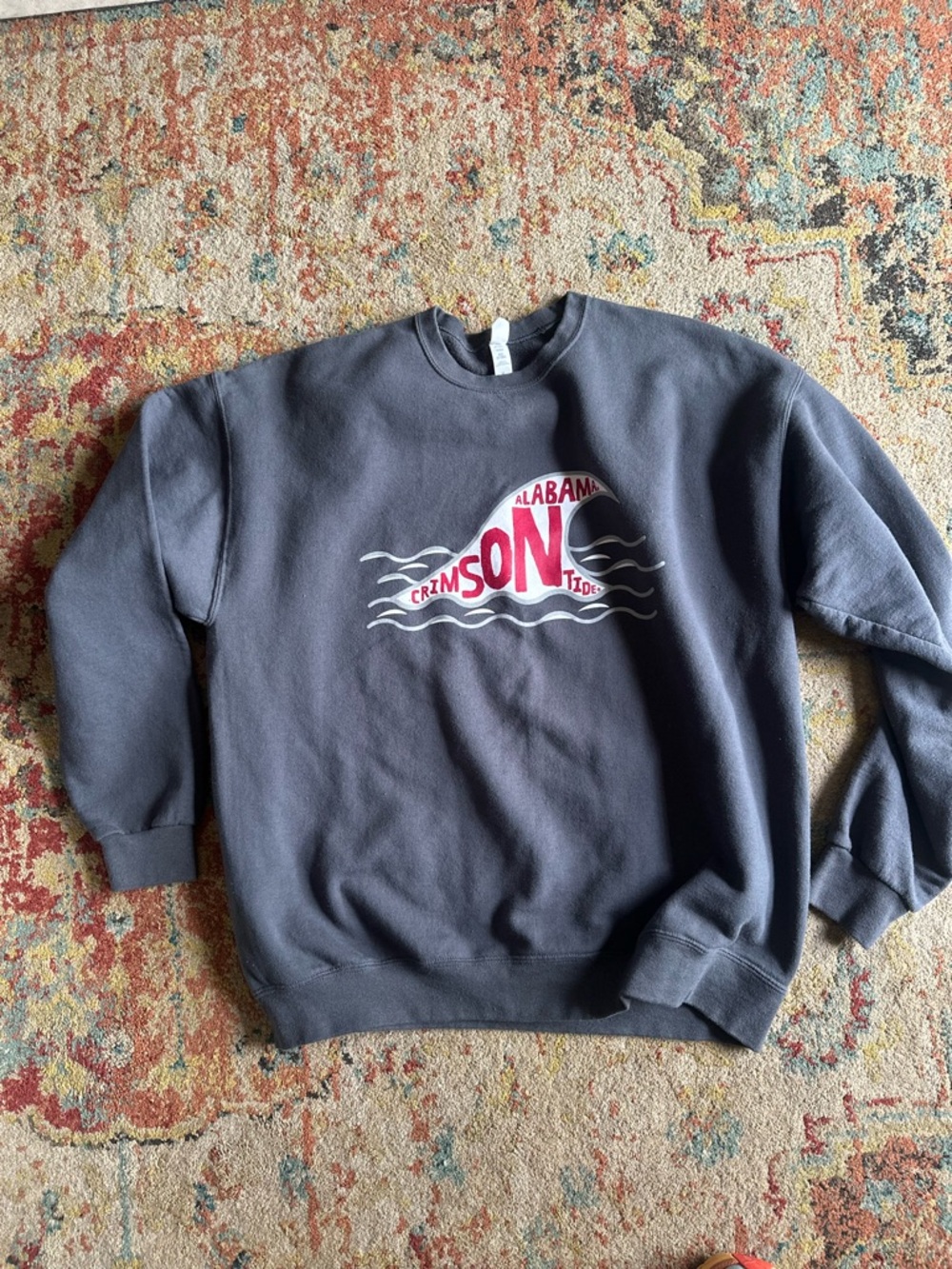Alabama Crimson Tide Charcoal Sweatshirt Men's XL